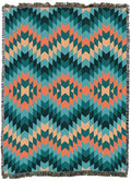 Pure Country Weavers Catus Blooming - Western Tapestry Throw Blanket Woven from Cotton - Made in The USA (72x54) - color: Catus Blooming