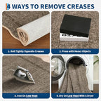 GarveeHome Scalloped Washable Runner Rug 2x6 Runner Non Slip Kitchen Rug Modern Taupe Rug Entryway Rug Farmhouse Soft Bathroom Rugs Stain Resistant Carpet for Hallway Laundry Bedroom 2 ft x6 ft Taupe - color: Taupe, size: 2' x 6' (Runner)