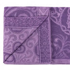 100% Cotton Throw Blanket for Couch Sofa or Bed All Season Terry Blankets & Throws, Lightweight & Breathable Cotton Blanket, Picnic Rug, Terry Bed Sheet (Byzantium) - color: Byzantium