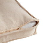 South Pine Porch Mila Square Tufted Pillow Style Dog Bed, Cream, Small (24" x 24") - color: Cream, size: Small (24" x 24")