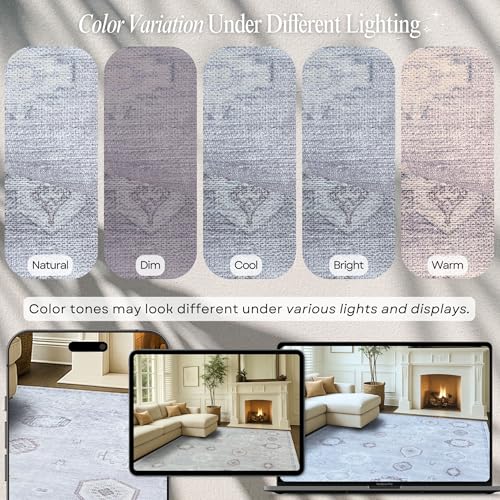 Fame Rugs Modern Oushak Rug 2'5x5, Brown Vintage Turkish Washable Foldable Oriental Antique Inspired Small Area Rugs, Luxury Living Room Bedroom (382MB, 2'5 x 5') - color: 393vg, size: 2'6" x 5' (Rectangular)