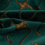 Yangest Green Throw Pillow Cover Wavy Cushion Cover Modern Zippered Rectangular Pillowcase for Sofa Couch Bedroom Living Room Home, 12x20 Inch - color: Green, size: 20" x 12" (Pack of 1)