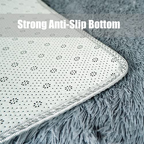 Wlian Super Soft Shaggy Rugs Fluffy Carpets for Bedroom - Washable Fuzzy Area Rugs Anti-Slip for Bedroom Living Room Kids Room Girls Nursery Home Decor, 1.3x2 Feet, Beige - color: Beige, size: 1.3×2 Feet