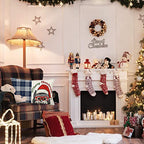 Merry Christmas Cat Throw Waist Pillow Cases 12x20 Inch Navy Buffalo Plaids with Xmas Animal Cats Wearing Red Santa Hat Glasses Covers Cotton Linen Pillowcases, (E-450) - color: Xmas Cat