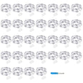 VOOKRY 32 Pcs Fairy Lights Battery Operated String Lights - 10 ft 30 LEDs Waterproof Silver Wire Mini Firefly Starry Moon Lights for DIY Crafts Wedding Party Table Centerpieces Christmas(Cool White) - color: Cool White, size: 32 Pack