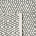 SAFAVIEH Boston Collection 2'6" x 4' Grey BOS682E Handmade Flatweave Cotton Accent Rug - color: Grey, size: 2'6" x 4' (Rectangular)