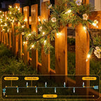 50-Count White Christmas Lights with Green Wire, 13FT Incandescent Bulbs Mini String Lights Connectable for Indoor, Christmas Tree, Outdoor, Classroom, Party, Garland, Xmas - color: Warm White,Green Wire