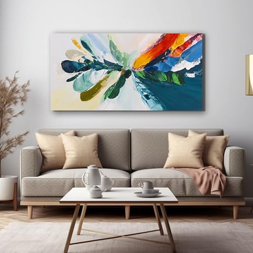 Canvas Wall Art Decor Wall Art Pictures For Living Room Blue White Wall Art Decor Canvas Abstract Art Colorful Abstract Wall Art Prints Art Work For Bedroom Office Kitchen Home Wall Decor 20" x 40" - color: XY-G, size: 40"L x 20"W