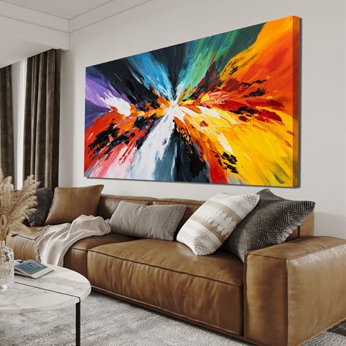 Canvas Wall Art Decor Wall Art Pictures For Living Room Black and White Wall Art Decor Canvas Abstract Art Work Colorful Abstract Wall Art Prints For Bedroom Office Kitchen Home Wall Decor 20" x 40" - color: XY-E, size: 40"L x 20"W