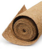 Coconut Fiber Mat, Yarrdfir 16x160 inch Natural Coconut Liners for planters Flower Basket, Natural Coconut Fiber mat, Garden Decoration, Animal pet pad, Reptile Carpet, Snow Mat (16 x 160) - size: 16x160