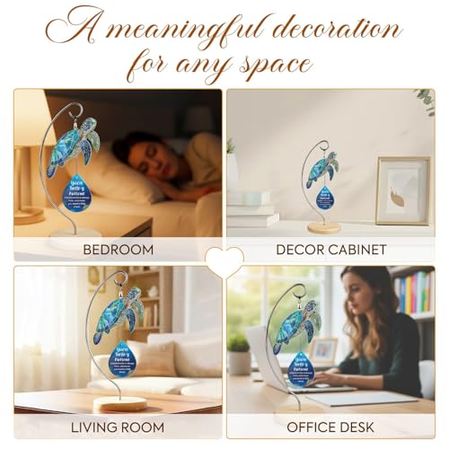 Sea Turtle Christmas Birthday Gifts for Women Men Grandkids - Stocking Stuffers for Teen - Inspirational Stuff Things - Beach Gifts for Mom, Grandma, Daughter, Friendship Presents - Turtle Desk Decor - color: 07 - Sea Turtle