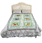 Pure Country Weavers Alsatian Fruit Blanket - Garden Floral Gift Tapestry Throw Woven from Cotton - Made in the USA (72x54) - color: Alsatian Fruit