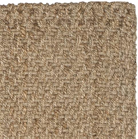 SAFAVIEH Natural Fiber Collection Runner Rug - 2'3" x 12', Natural & Natural, Handmade Jute, Ideal for High Traffic Areas in Living Room, Bedroom (NF181A)