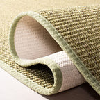 Martha Stewart x SAFAVIEH Area Rug Collection - 2'3" x 8' Runner, Green, Sisal & Jute, Farmhouse Style, Ideal for Living Room, Bedroom, Foyer, Hallway (MSR9501Y) - color: Green, size: 2'3" x 8' (Runner)