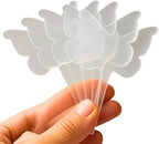 Acrylic Butterfly Plant Labels – 20 Pack Garden Tags for Pots, Thick & Durable, Transparent Design for Easy Writing – Reusable Garden Markers for Indoor & Outdoor Use