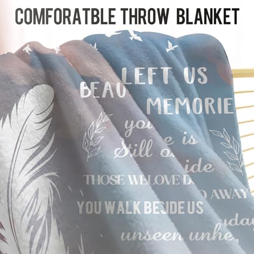 Levens Bereavement Gifts Blanket 60"x50" Sympathy Memorial Gifts for Loss of Loved one, Sympathy Gifts, in Memory of Loved One Gifts, Grief Condolences Remembrance Hugs Throw Blanket - color: Bereavement Blanket, size: 50"x60"