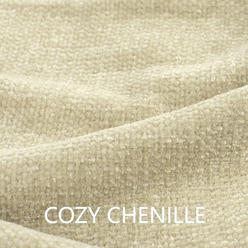 Chenille Throw Blanket for Couch 60"X 80" Twin, Soft Cozy Throws with Fringe Tassel for Bed Sofa Chair Cover, Lightweight Knitted Decorative Boho Blankets for Living Room, Light Beige - color: Light Beige, size: 60x80 inch