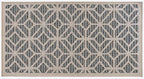 Rugshop Blue Contemporary Geometric Indoor/Outdoor Area Rug — Hose Washable for Entryway, Kitchen and Bathroom, 2'3" x 4' - size: 2'7" x 4' (Rectangular)