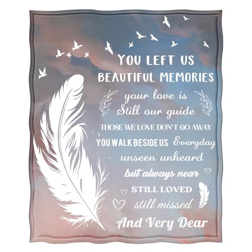 Levens Bereavement Gifts Blanket 60"x50" Sympathy Memorial Gifts for Loss of Loved one, Sympathy Gifts, in Memory of Loved One Gifts, Grief Condolences Remembrance Hugs Throw Blanket - color: Bereavement Blanket, size: 50"x60"