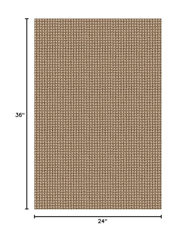 EARTHALL Woven Area Rug 2x3 Ft Washable Rugs for Entryway Braided Non Slip Throw Rugs Door Mat Indoor Outdoor Entrance Small Cotton Woven Carpet for Kitchen Foyer Front Door, Orange/Tan/Brown - color: Orange/Tan/Brown, size: 2' x 3' (Rectangular)