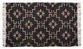 Natural Wool Jute Kilim Rug Farmhouse Handwoven Jute Runner Rug - Reversible Kilim Dhurrie, Rustic Decorative Area Rug for Natural Decorative Rug 3X5 - size: 3X5 FT