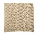 Nearly Natural 16in. Boho Woven Macrame Decorative Pillow Cover