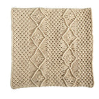Nearly Natural 16in. Boho Woven Macrame Decorative Pillow Cover