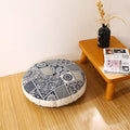 Bohemian Ethnic Futon Seat Cushion Floor Pillow,Round Thick Meditation Tatami Seat Cushion Balcony Bedroom Floor Cushion for Living Room B 50cm(20inch) - color: B