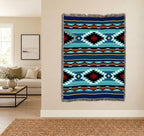 Pure Country Weavers Balpinar Blanket - Southwest Native American Inspired - Gift Tapestry Throw Woven from Cotton - Made in the USA (72x54) - color: Balpinar, size: Large