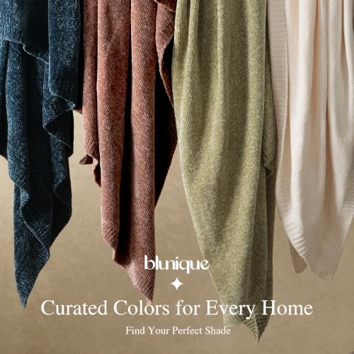 Chenille Throw Blanket for Couch, Cozy Soft Blanket Twin Lightweight Decorative Throw for Living Room Sofa Chair, Stylish Home Decor, Ideal for Gifting, Ivory 60"x80" - color: Ivory, size: Twin