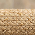 Super Area Rugs Farmhouse Jute Braided Rug - Reversible Natural Fiber- Eco Friendly Rug for Living Room - Kitchen - Entryway Hand Woven, Natural, Rectangle 2' X 3' - color: Natural, size: 2' x 3' (Rectangular)