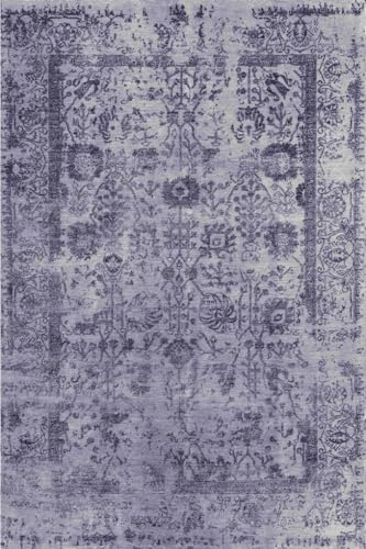 Vintage Distressed Gray Purple Antique Area Rug for Livingroom Bedroom Diningroom Washable Soft Oriental Home Office Floor Carpet Kitchen Hallway Rug 2x3 - color: C, size: 2' x 3' (Rectangular)