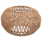 HANABASS Woven Vintage Rattan Lamp Shade 11.8 Inch Hanging Light Cover for Home Ceiling Light Bedroom Pendant Lampshade Boho Style