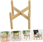 Bamboo Plant Pot Stand Indoor Plant Display Rack Boho Style Flower Pedestal