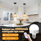 Boho Pendant Light Battery Operated,Rechargeable Woven Pendant Light with Remote,Rattan Pendant Light Fixtures for Kitchen Island,Wicker Hanging Lights for Dining Room Bedroom Hallway Entryway. - size: 7.87 in
