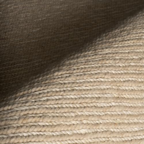 Dash & Albert Hades Soumak Jute Rug, Runner-2.5' X 6', Ivory Solid Pattern - color: Hades Ivory, size: 2'6" x 8' (Runner)