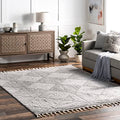 Nuloom Kerry Light Grey, 2'8" x 8', Geometric, Soft and Cozy, High Traffic, Stain Resistant, Easy Clean, Durable Runner for Bedroom, Living Room, Dining Space, Den, Foyer, Entryway - color: Kerry Light Grey, size: 2'8" x 8' (Rectangular)