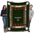 Pure Country Weavers Memorial Golf Blanket - Remembered in Love Blanket - Sympathy Bereavement Gift Tapestry Throw Woven from Cotton - Made in the USA (72x54) - color: Golf, size: 72" x 54"