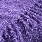 Winter Knit Throw Blanket Fluffy Fuzzy Soft Lightweight Cozy Farmhouse Tassels Chunky Knitted Throws for Couch Sofa Bed (Purple, 50"x60") - color: Purple, size: 50"x60"