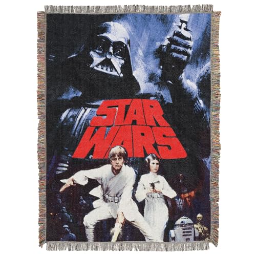 Star Wars Classic Galaxy In Turmoil Woven Tapestry Throw