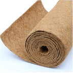 Coco Coir Liner, Yarrdfir 24x120 inch Natural Coconut Liners for planters Flower Basket, Reptile Carpet, Natural Coconut Fiber mat, Garden Decoration, Animal pet pad, Snow Mat - size: 24x120