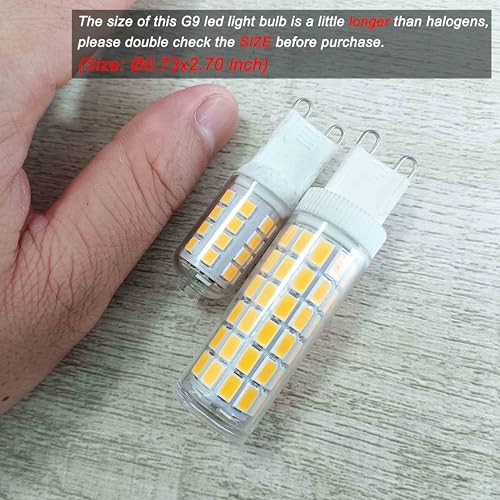 Ziomitus G9 Led Bulbs 75W 80W 100W Replacement 4000K Natural White,1000 lm, AC120V G9 8W Bi-pin Neutral LED Corn Light Bulb for Chandelier Pendant Bathroom Vanity Ligting,5Pack - color: 4000k Natural White, size: 8 Watts