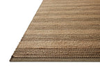 Loloi Chris Loves Julia Judy Collection JUD-06 Natural/Chocolate 9'-3" x 13' Area Rug - color: Natural / Chocolate, size: 9'3" x 13' (Rectangular)
