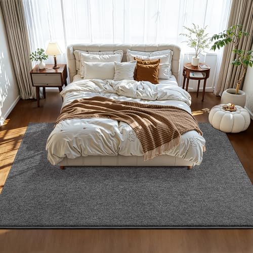 Pettop 4x6 Black Grey Area Rugs for Living Room Bedroom, Thickened Memory-Foam Throw Carpet, Modern Minimalist Super Soft Kids Boys Girls Rug, Non-Slip and Washable Carpets for Dorm Home Decor - color: Black Grey-white, size: 4' X 6' (Rectangular)