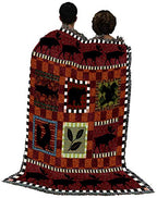 Pure Country Weavers Adirondack Lodge Blanket by Walter Robertson - Wildlife Lodge Cabin Gift Tapestry Throw Woven from Cotton - Made in The USA (72x54)