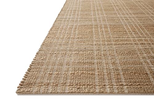 Loloi Chris Loves Julia Judy Collection JUD-01 Natural/Cream 8'-6" x 11'-6" Area Rug - color: Natural / Cream, size: 8'6" x 11'6" (Rectangular)
