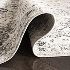 SAFAVIEH Madison Collection Runner Rug - 2'3" x 14', Silver & Grey, Boho Chic Distressed Design, Non-Shedding & Easy Care, Ideal for High Traffic Areas in Living Room, Bedroom (MAD611G) - color: Silver/Grey, size: 2'3" x 14' (Runner)