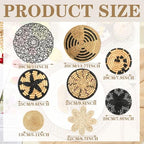 Tatuo 11 Pcs Boho Wall Basket Decor Bulrush Woven Wall Hanging Art Round Farmhouse Rustic Handmade Wicker for Summer Home, Bedroom, Living Room, Kitchen Decorations, Multi Sizes(Fresh) - style: Fresh