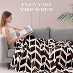 VENTIMI Electric Blanket Queen, 84" x 90" Heated Blanket with 9 Heat Levels & 2-4-8-10 Hours Auto Off, Fast Heating Blanket with ETL & FCC Certification, Coffee - color: Coffee, size: Queen