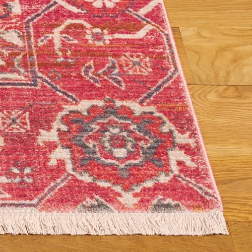 SAFAVIEH Persian Collection Runner Rug - 2'2" x 8', Red & Orange, Distressed Design, Non-Shedding & Easy Care, Ideal for High Traffic Areas in Living Room, Bedroom (VTP471Q) - size: 2'2" x 8' (Runner)